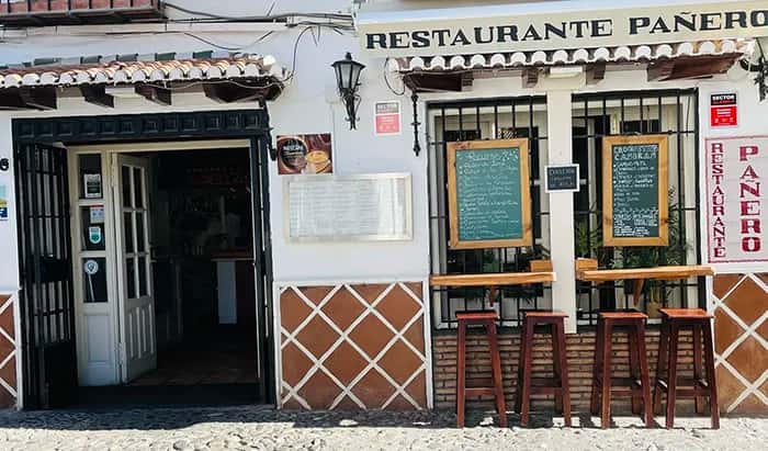 Comer en el Albaicín: Restaurante Pañero en Plaza Aliatar