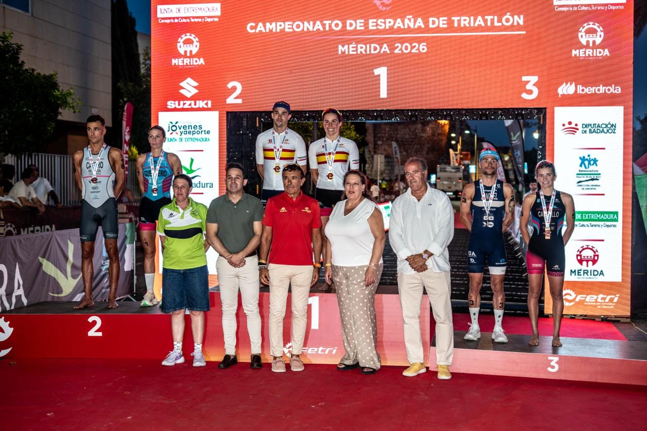El Campeonato de España de Triatlón pasó por Mérida