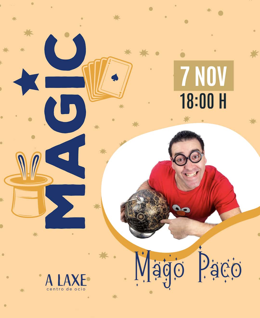 Mago Paco en Vigo Rúa Máxica