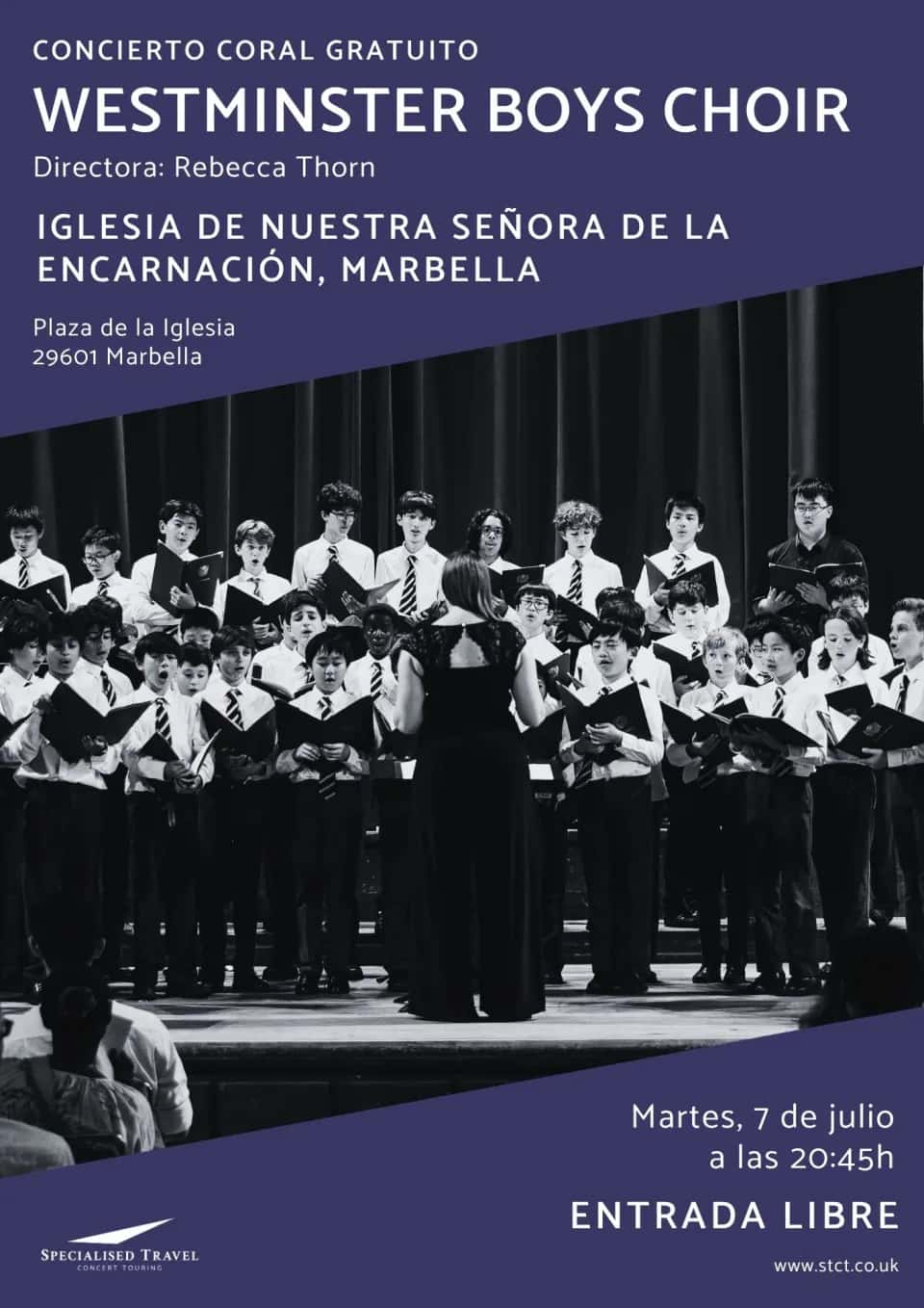 Concierto del Coro de Niños de Westminster
