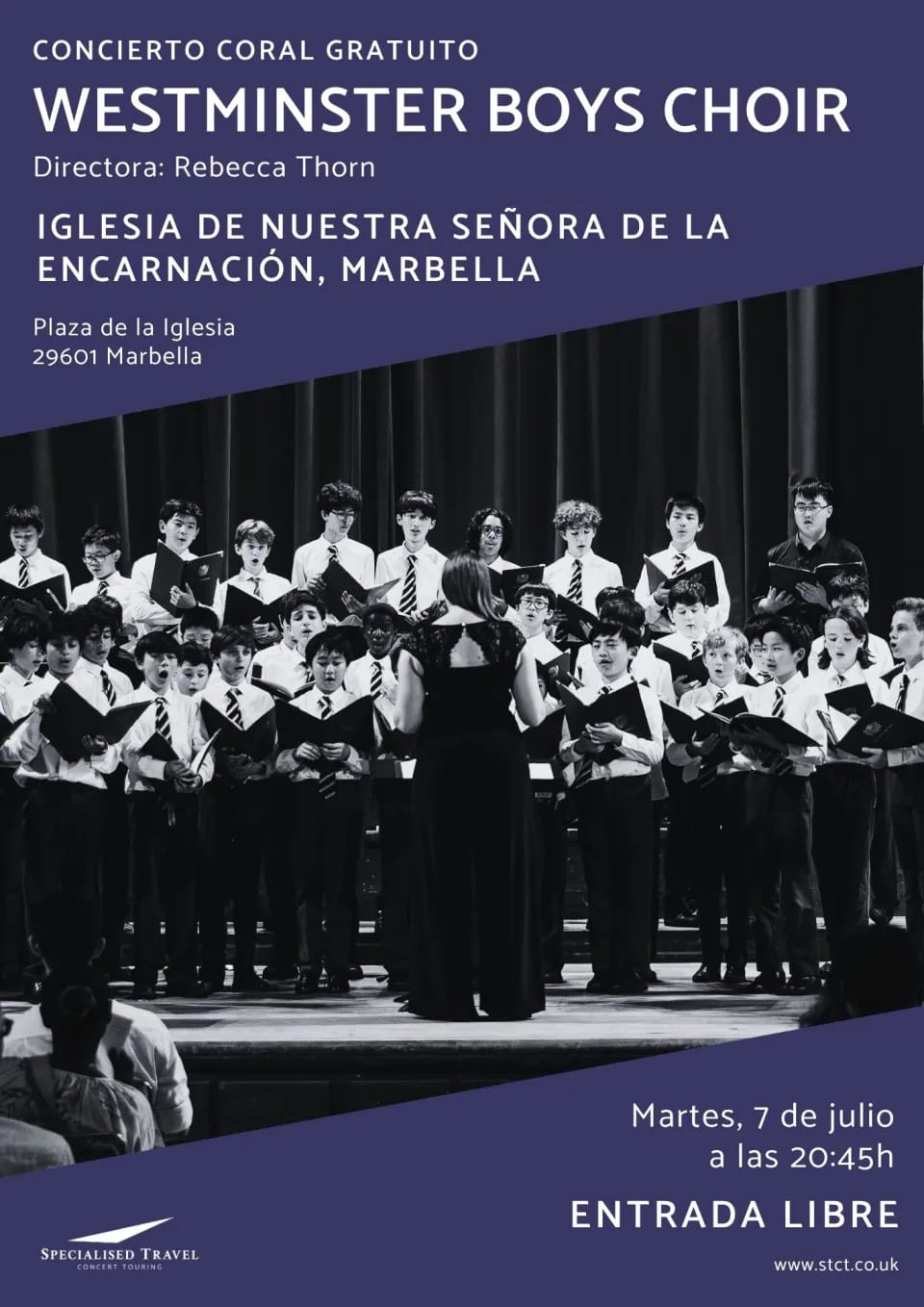 Concierto del Coro de Niños de Westminster