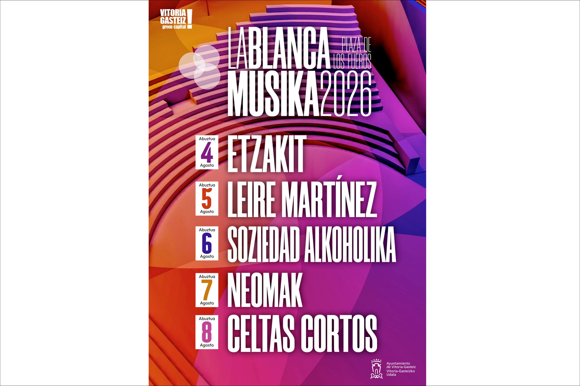 Conciertos confirmados para las Fiestas de La Blanca 2026