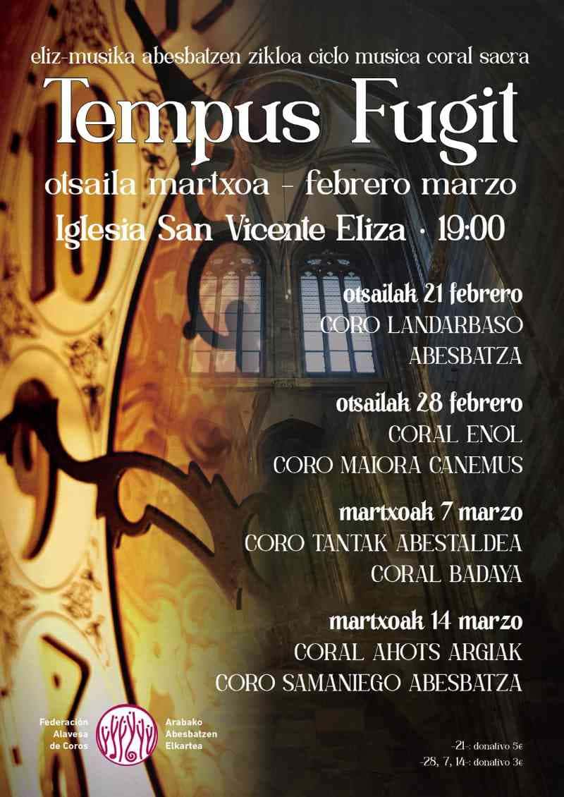 Tempus Fugit. Ciclo de Música Coral Sacra