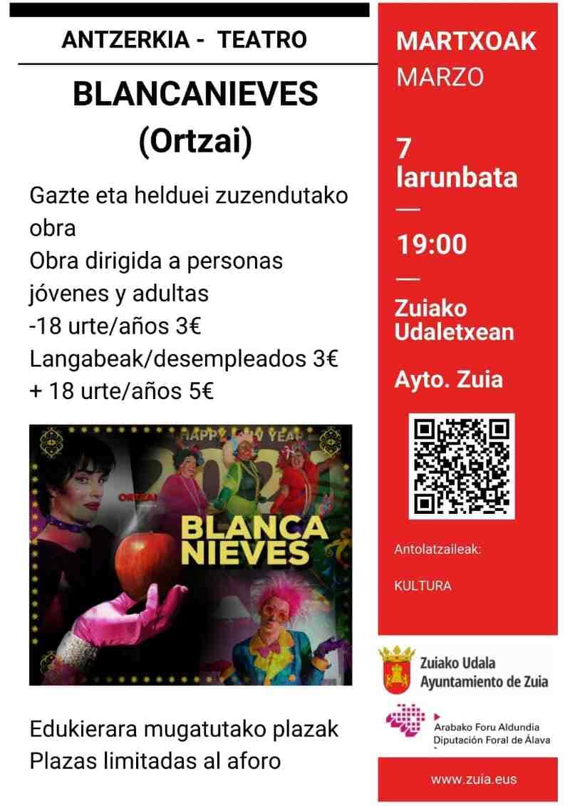 Blancanieves - Teatro Ortzai