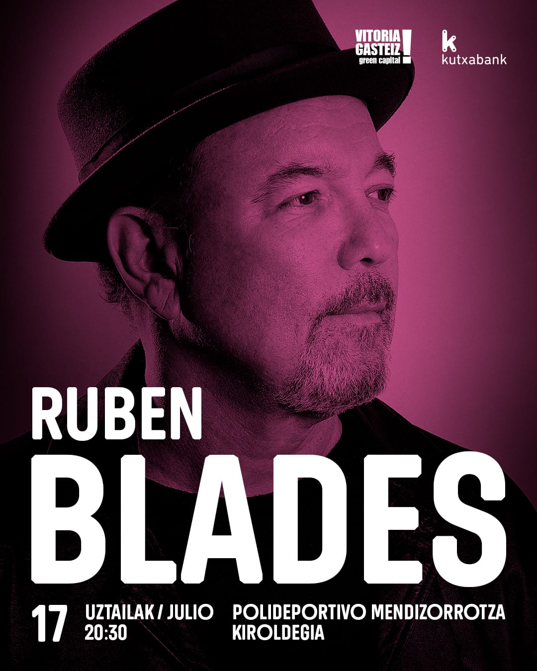 Rubén Blades llena de salsa y compromiso Mendizorroza