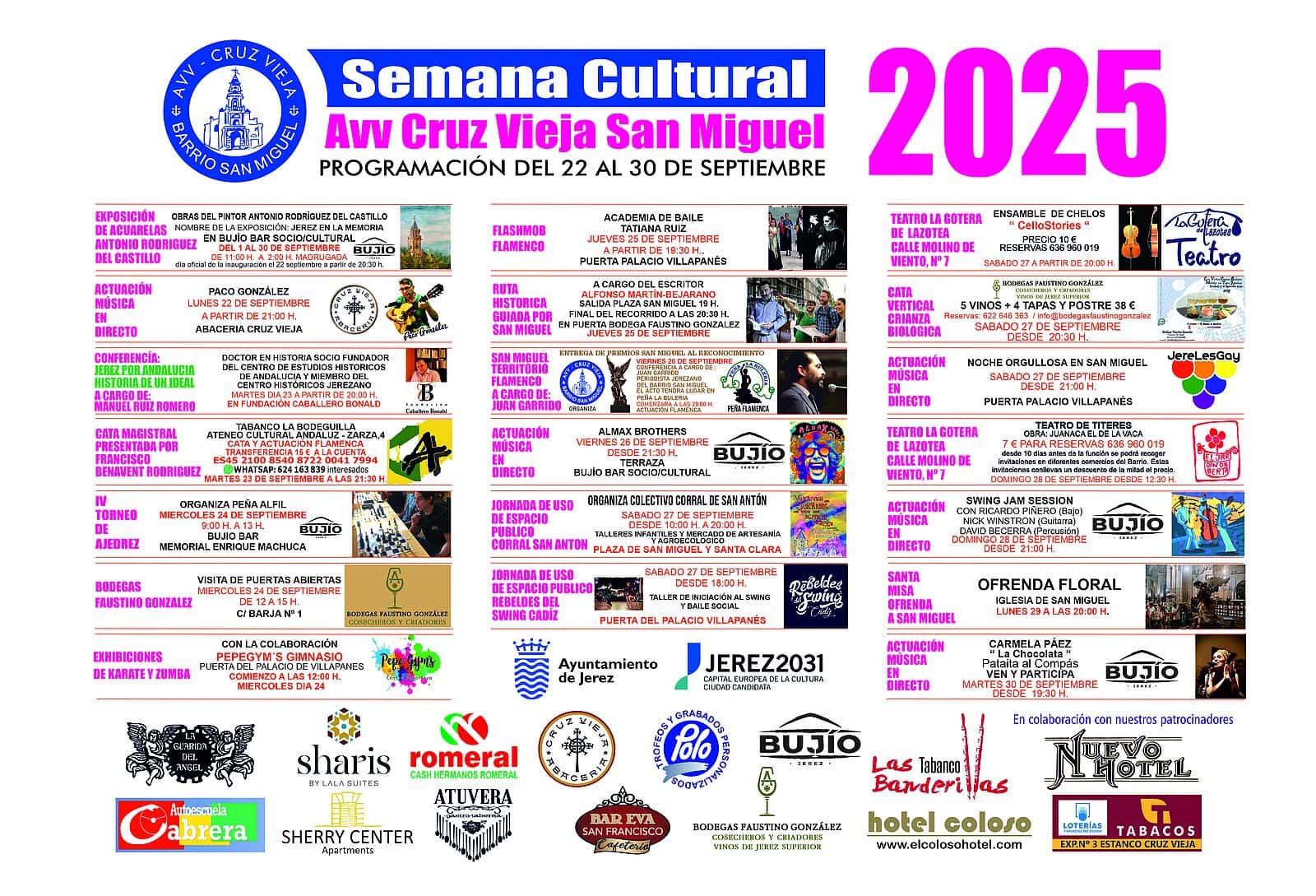 Semana Cultural de San Miguel: flamenco y cultura en Jerez