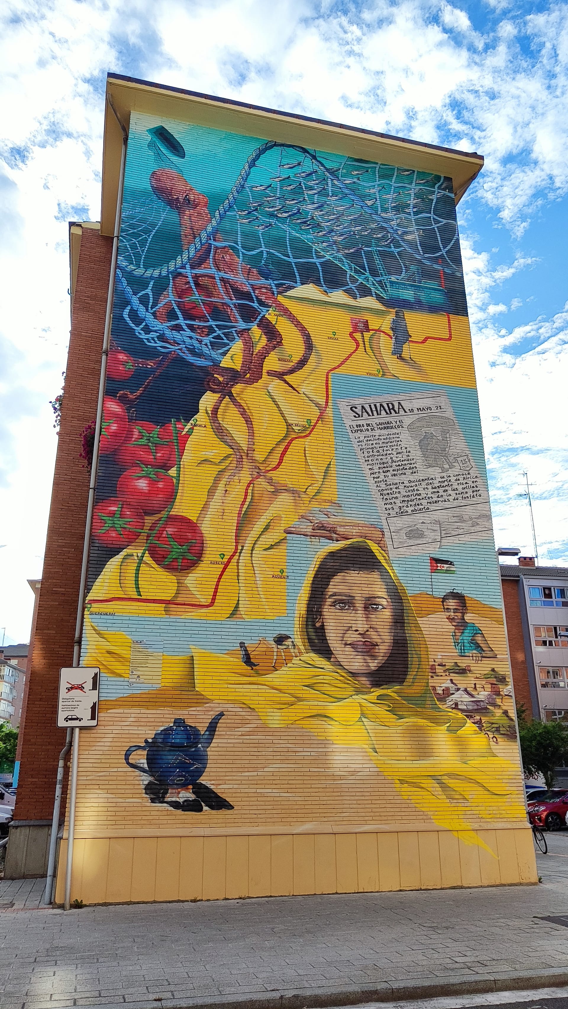 Charla sobre el mural 'Sahara, arte contra el expolio'