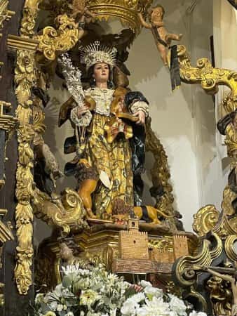 Salida procesional de Santa Eufemia, Patrona de Antequera