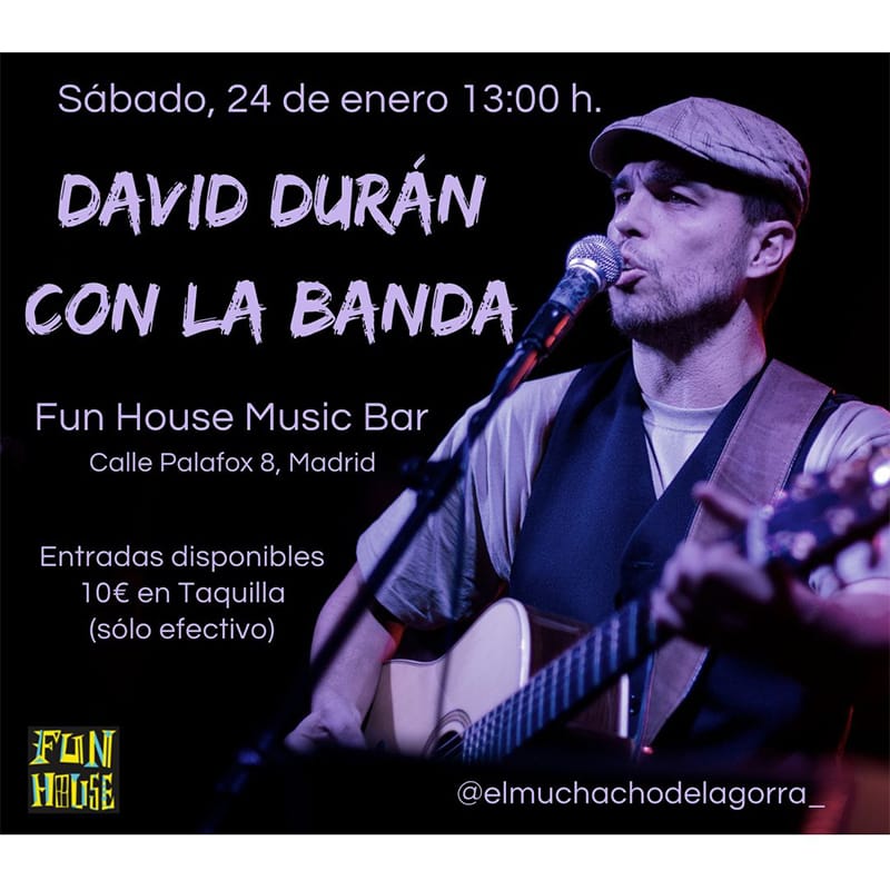 Concierto de David Durán
