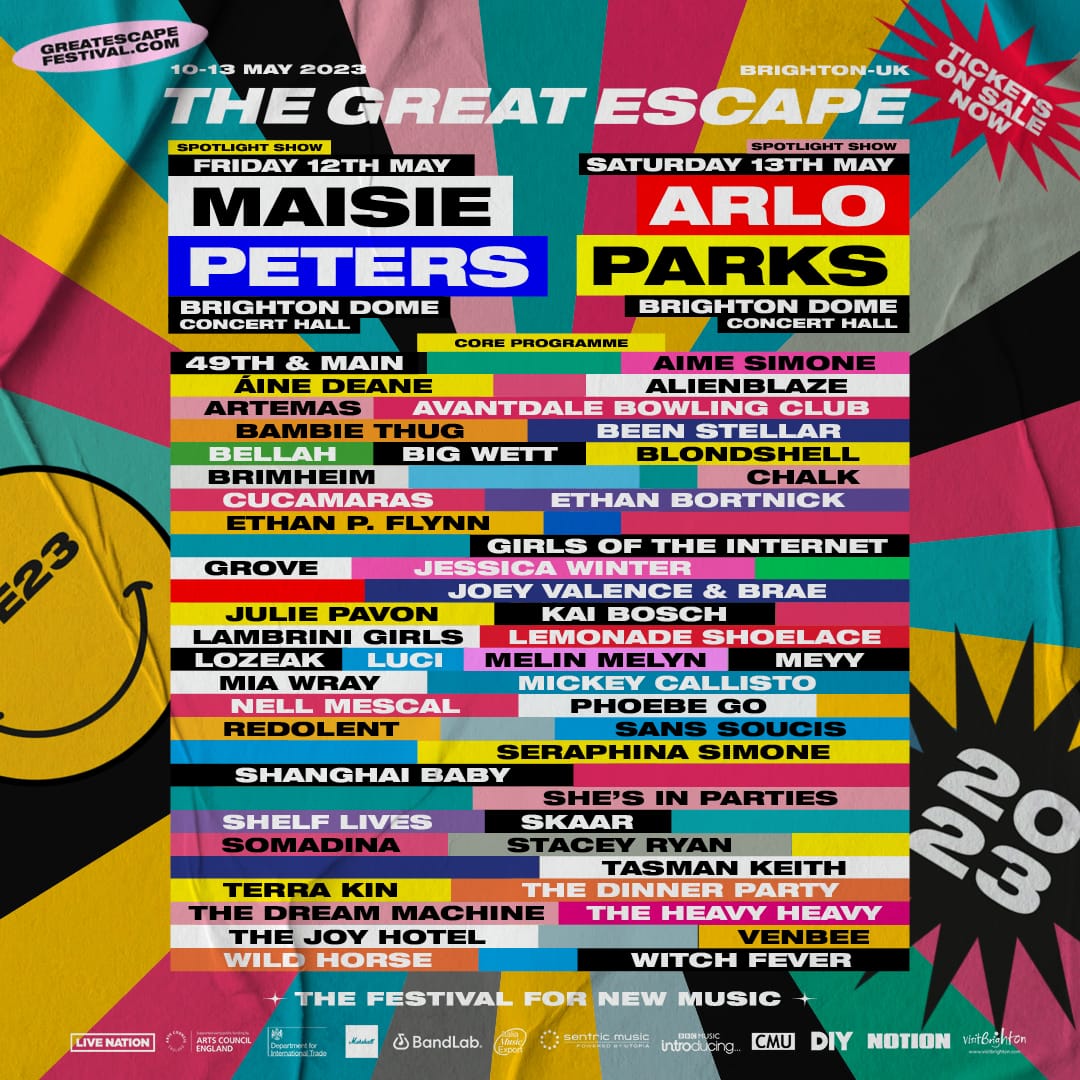 The Great Escape 2026: First Acts Announced for Brighton