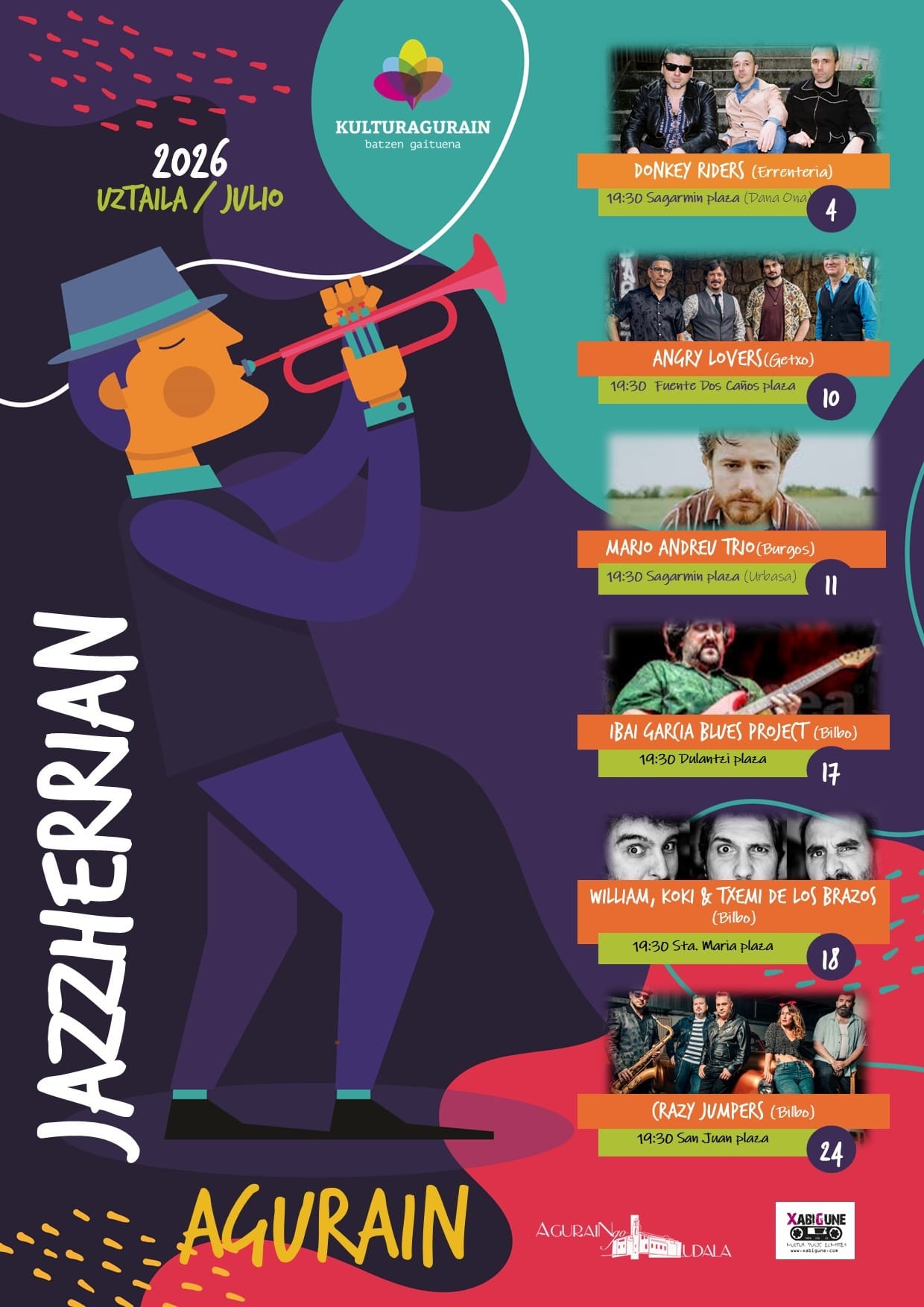 Ibai García Blues Project en MusikAuzo