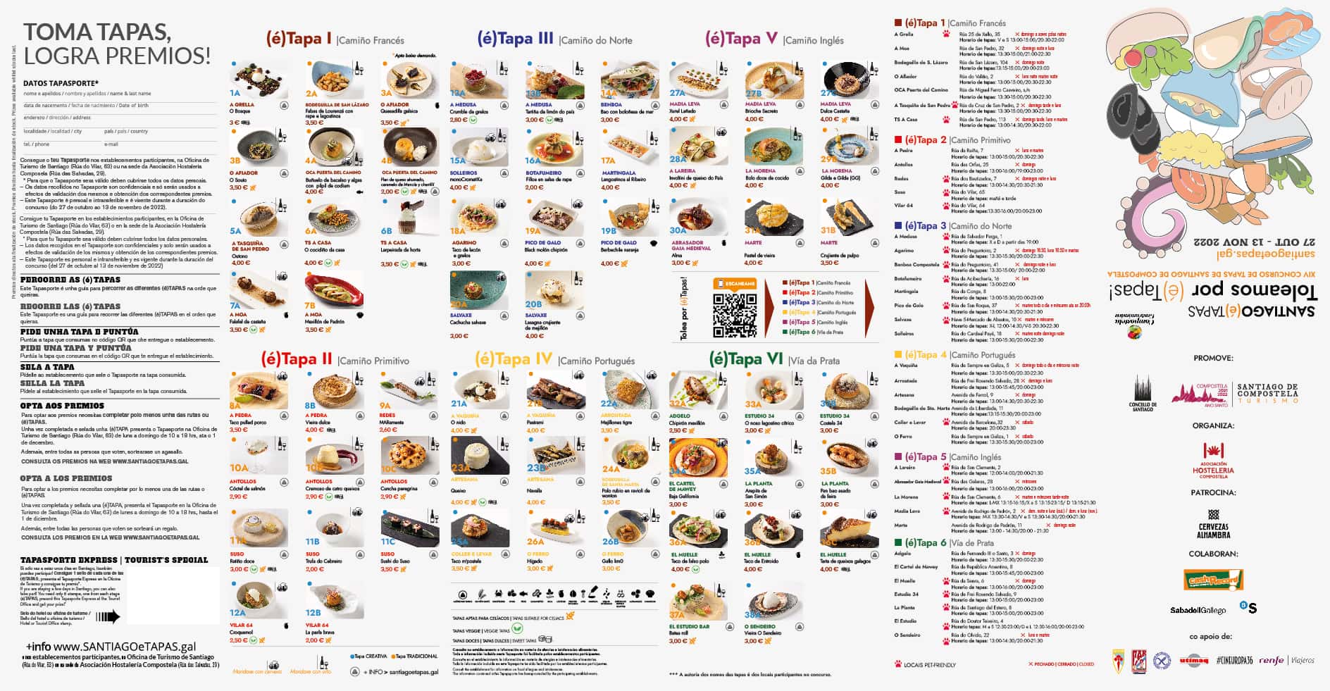 Santiago(é)Tapas 2026: Últimos días para inscribir tu local