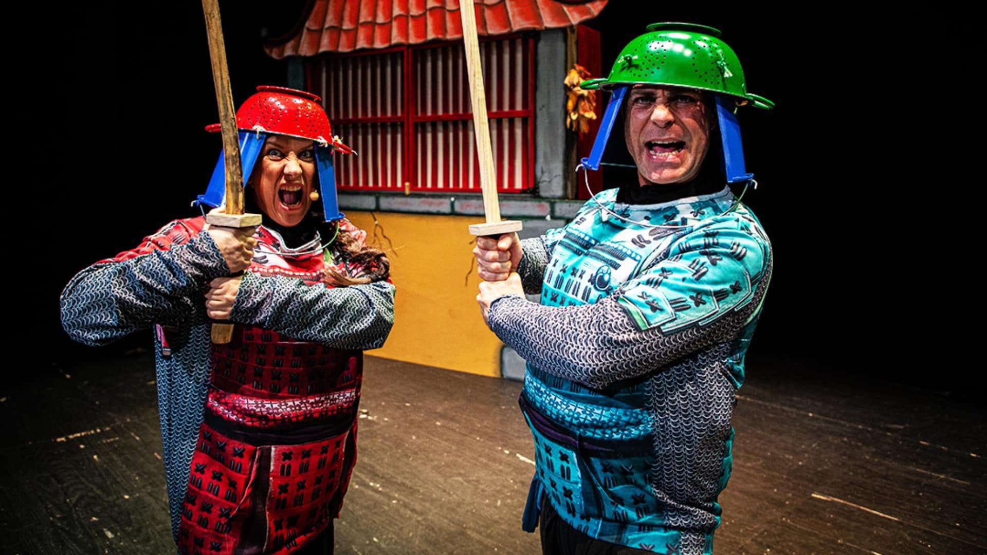 Representación teatral da obra “Ninja”