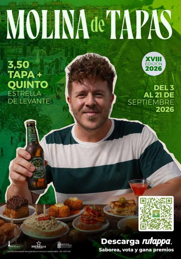 Molina de Tapas 2026: 41 propuestas por la ciudad