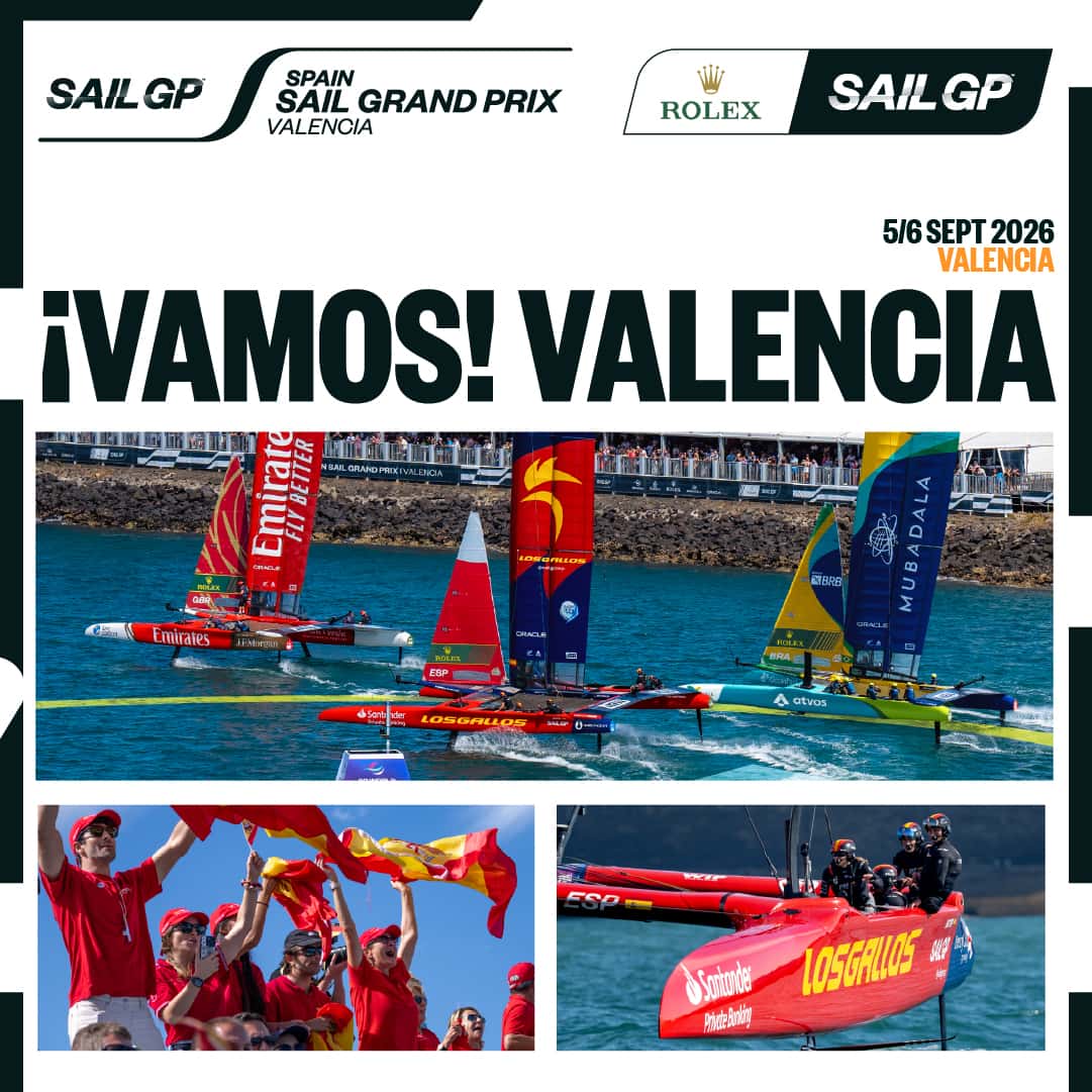 El Spain Sail Grand Prix llega a Valencia en septiembre