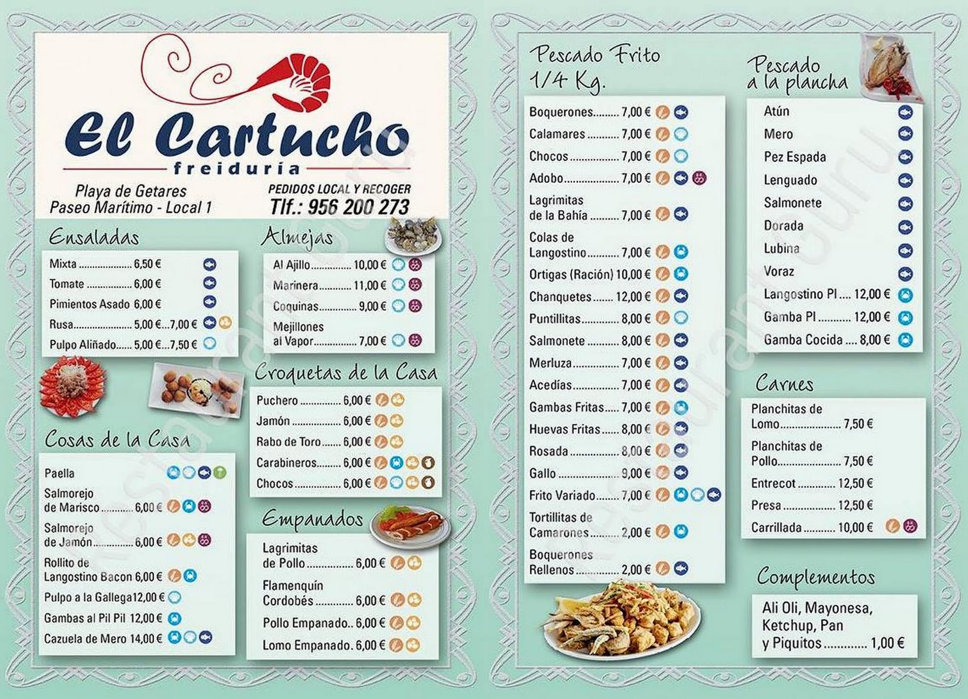 Bar El Cartuchito en Algeciras: pescaíto frito junto al mercado