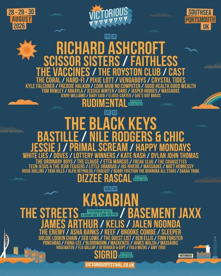 Your Guide to Victorious Festival 2026 in Southsea