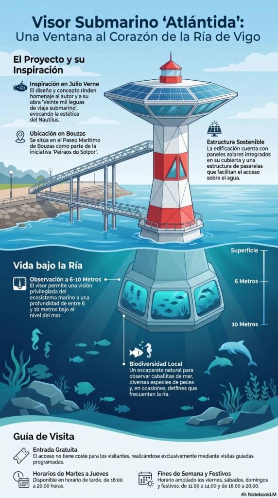 Atlántida: el nuevo visor submarino del Puerto de Vigo