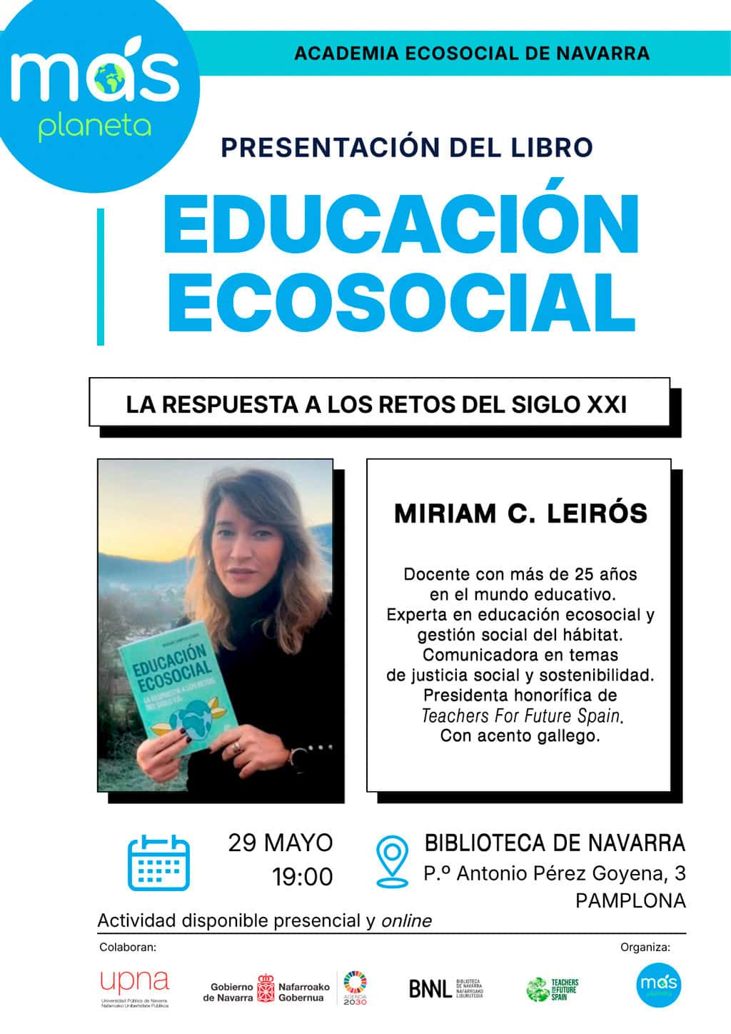 Presentación del libro 'Educación ecosocial. La respuesta a los retos del siglo XXI'
