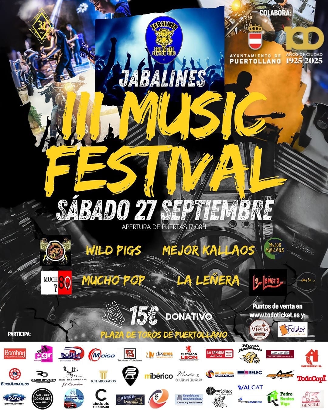 IV Jabalines Music Festival: Porretas en Puertollano