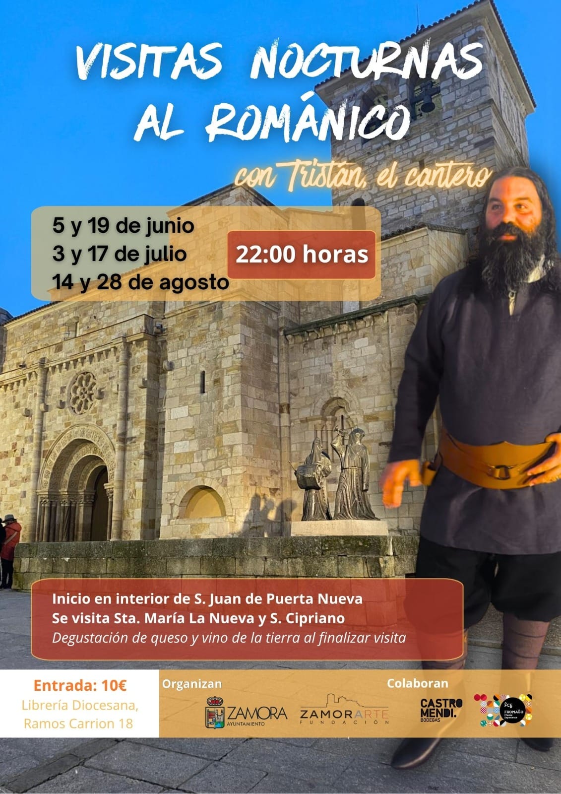 Visitas nocturnas al románico: Teatralizadas con Tristán el cantero