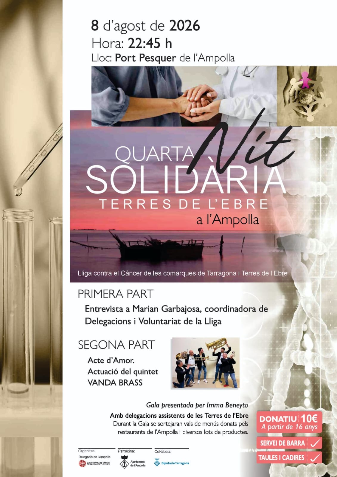 Quarta Nit Solidària: música y lucha contra el cáncer