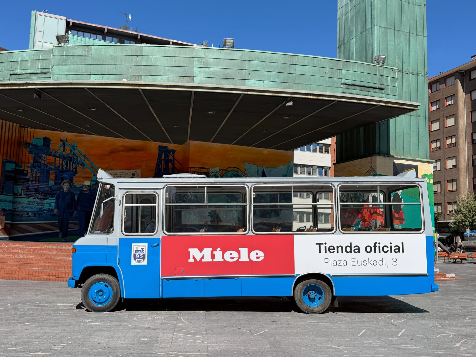 El 'azulito' volvió a recorrer Barakaldo
