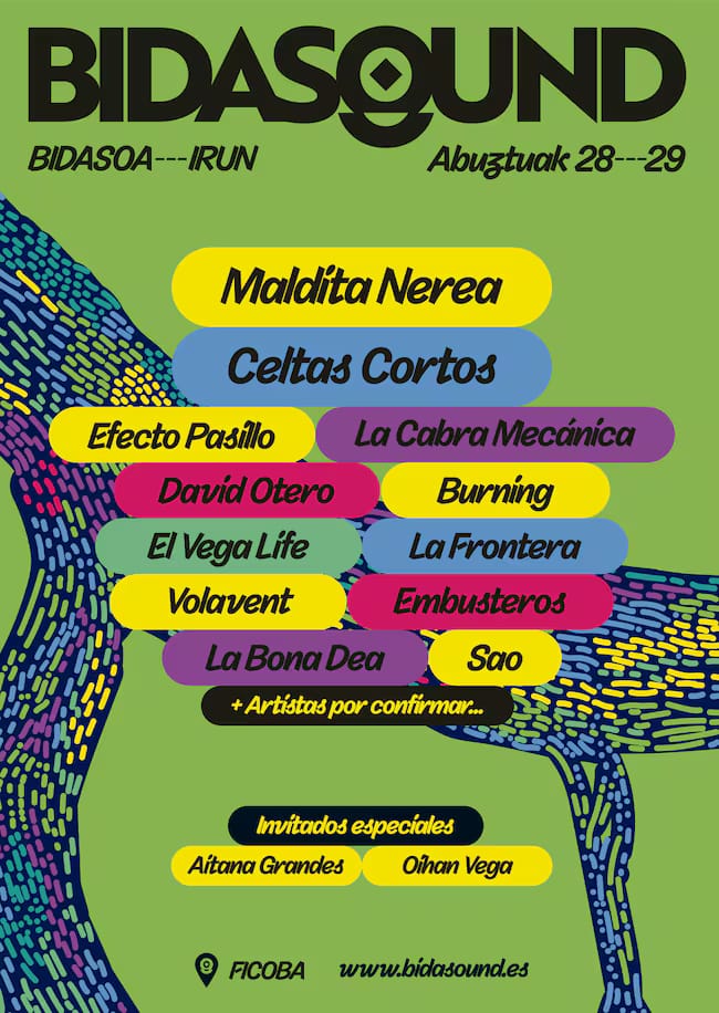 El Bidasound estrena festival en Ficoba el 28 y 29