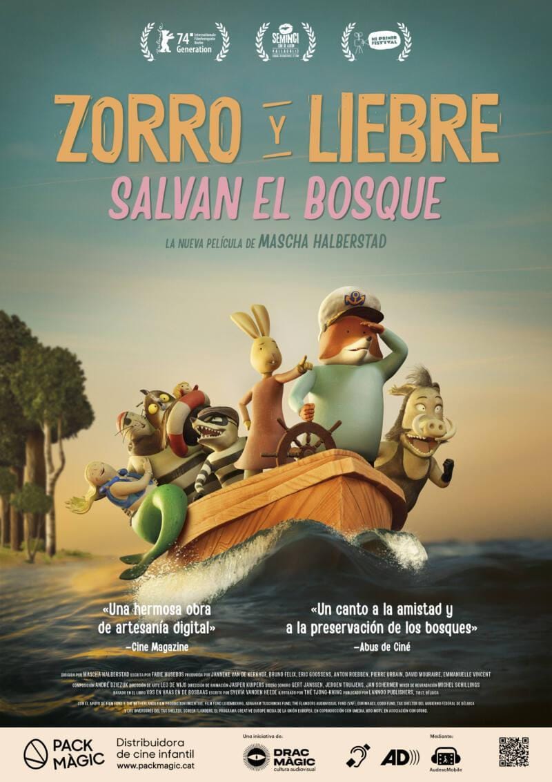 Zorro y Liebre salvan el bosque - Ciclo Pequeños cinéfilos: Todos somos naturaleza