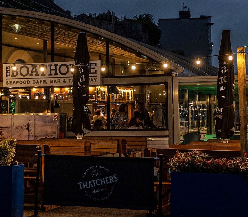 Dining at The Boathouse Plymouth on the Barbican