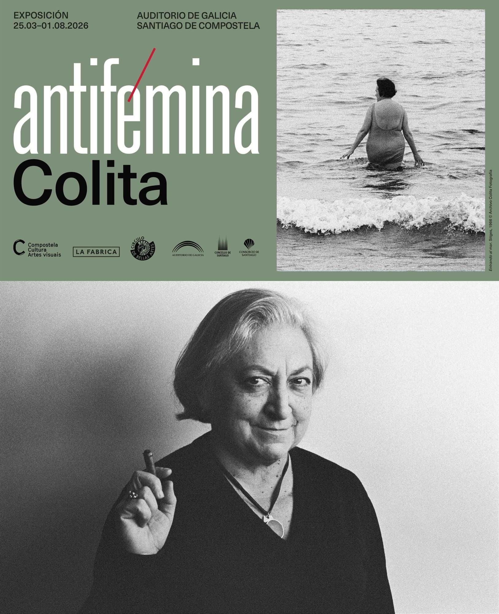 Exposición Antifémina de Colita en el Auditorio de Galicia