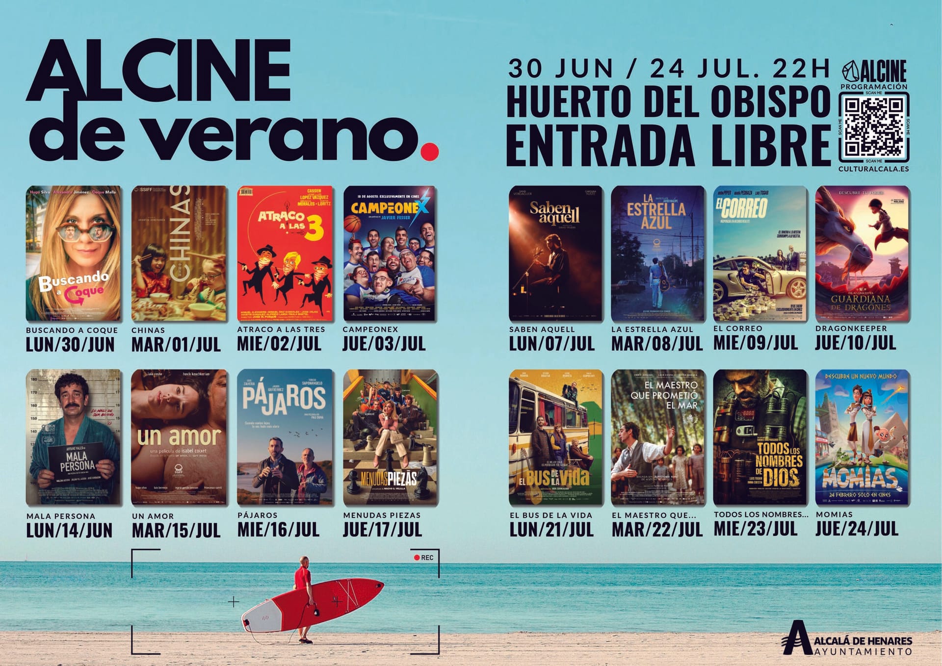 ALCINE de Verano se despidió de la Huerta del Obispo