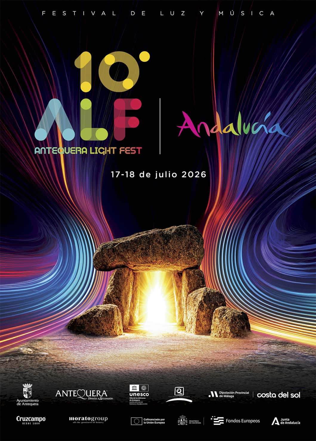 El Light Fest enciende Antequera con cinco noches de arte
