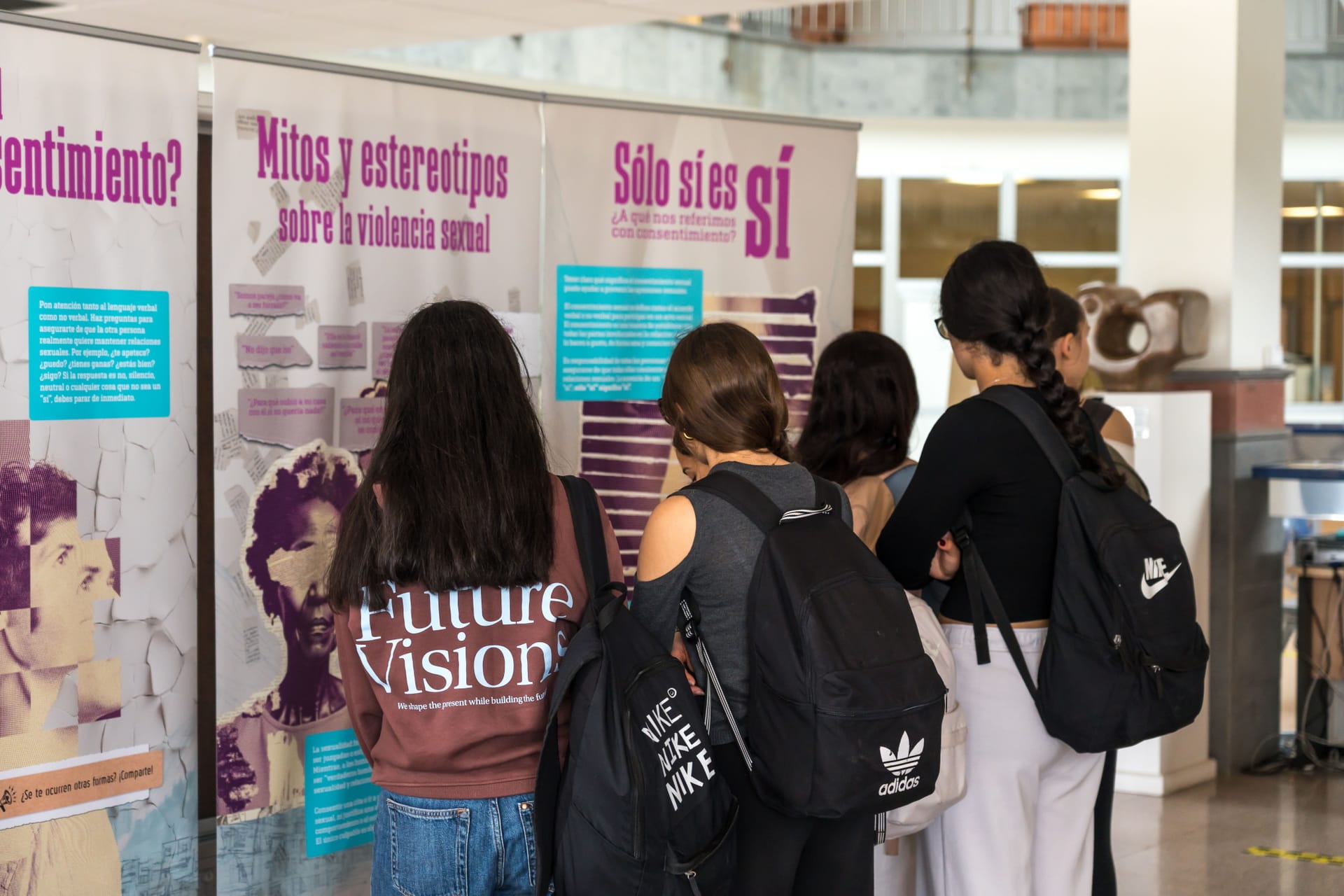 Exposición Solo sí es sí: Acabemos con la Violencia Sexual