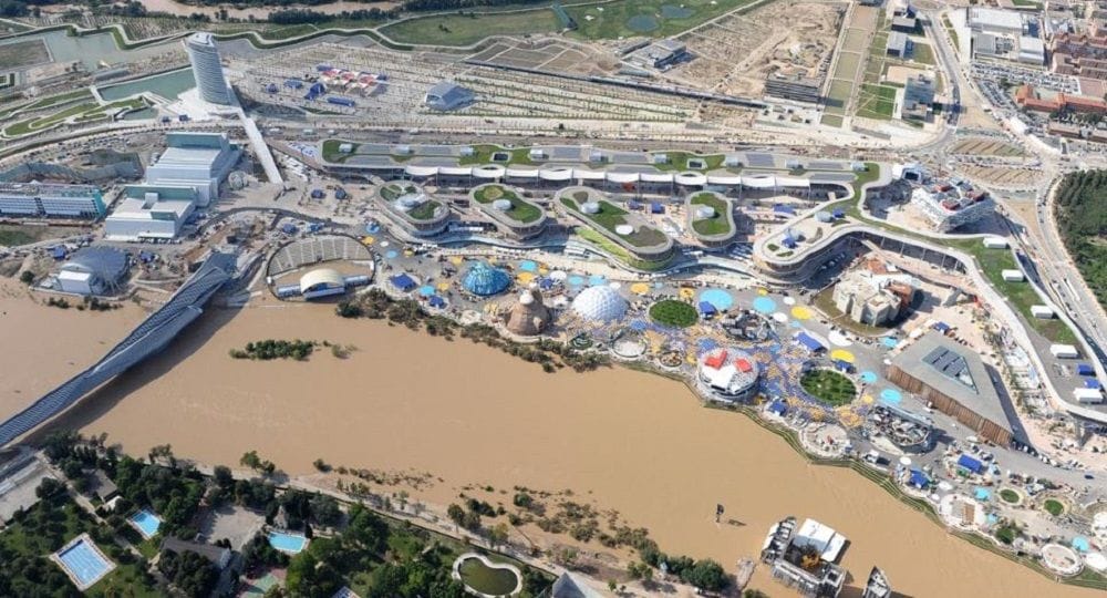 Reapertura del canal de aguas bravas en Zaragoza