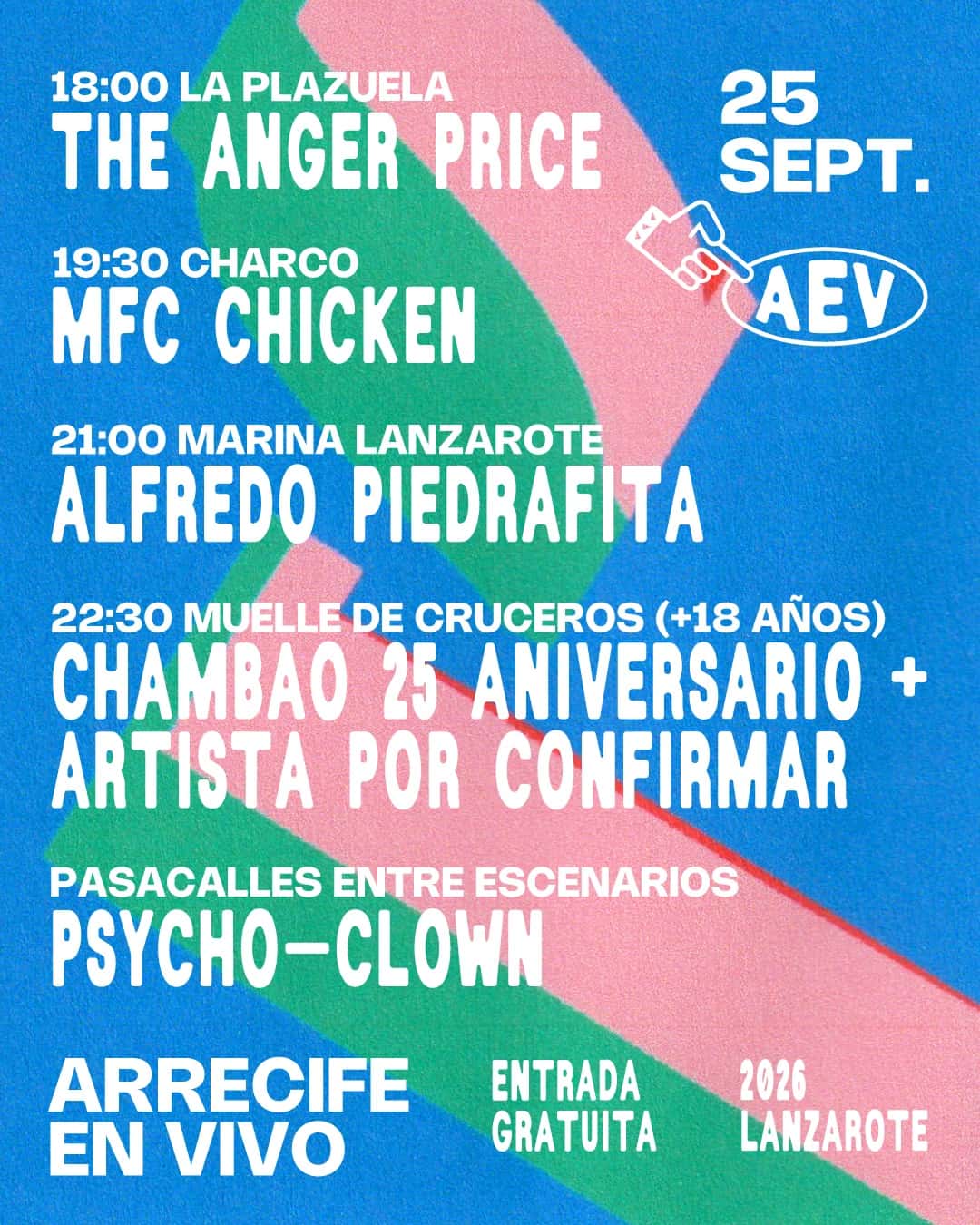 Arrecife en Vivo 2026: más de 45 conciertos gratis