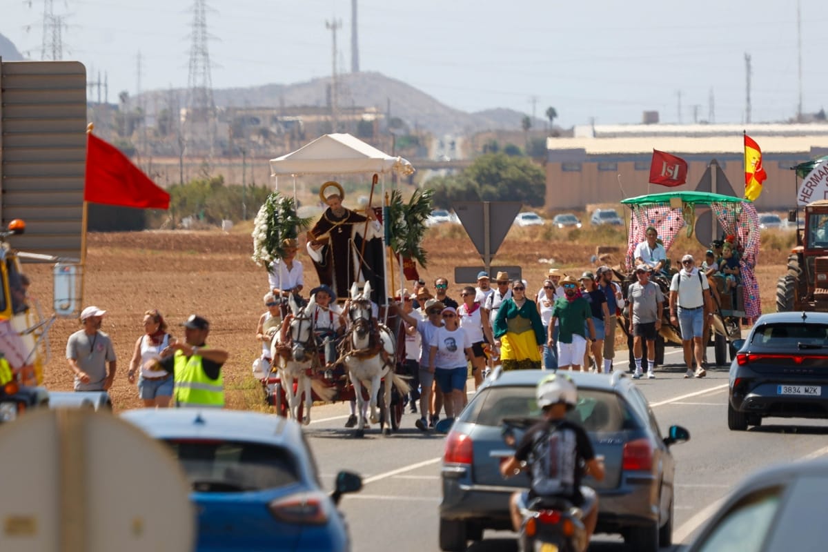 La Romería de San Ginés recorrió Cartagena