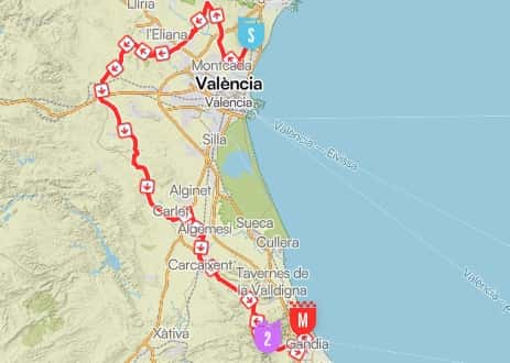La Vuelta pasó por l'Horta y el Camp de Túria
