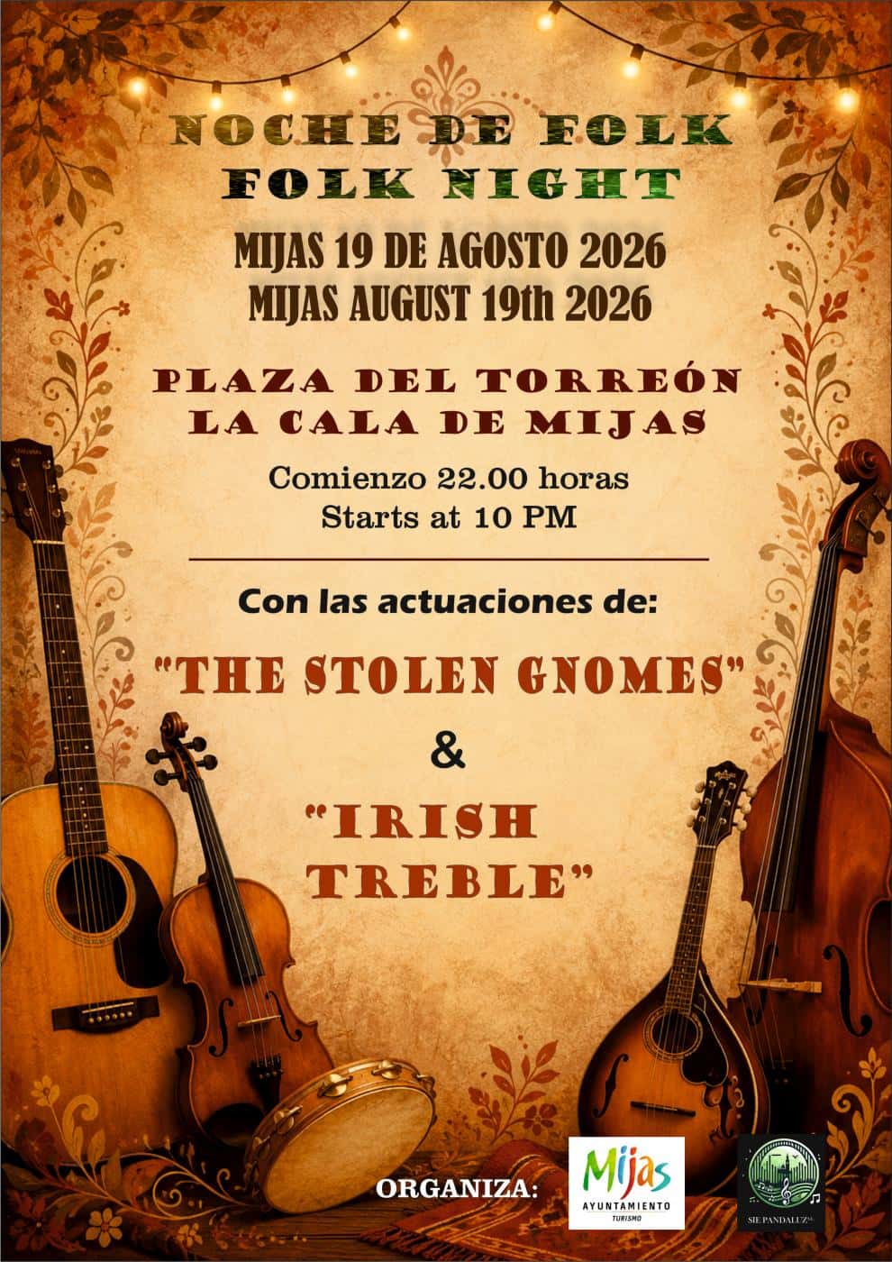 La Noche de Folk vuelve a La Cala con dos bandas