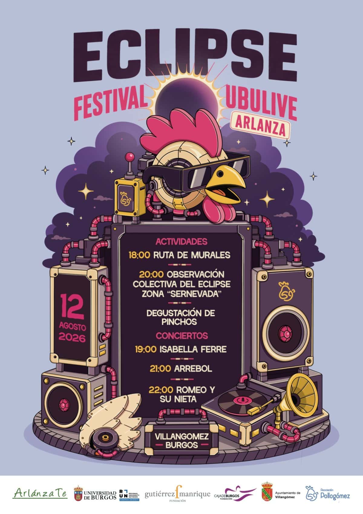 Eclipse Festival UBULIVE Arlanza: música y eclipse total