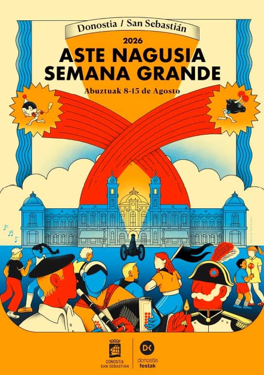 Semana Grande de Donostia 2026: música y fuegos