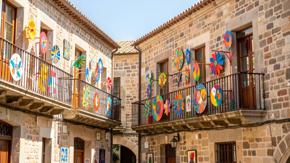 La Bienal de Pintura Balconadas llena el casco histórico