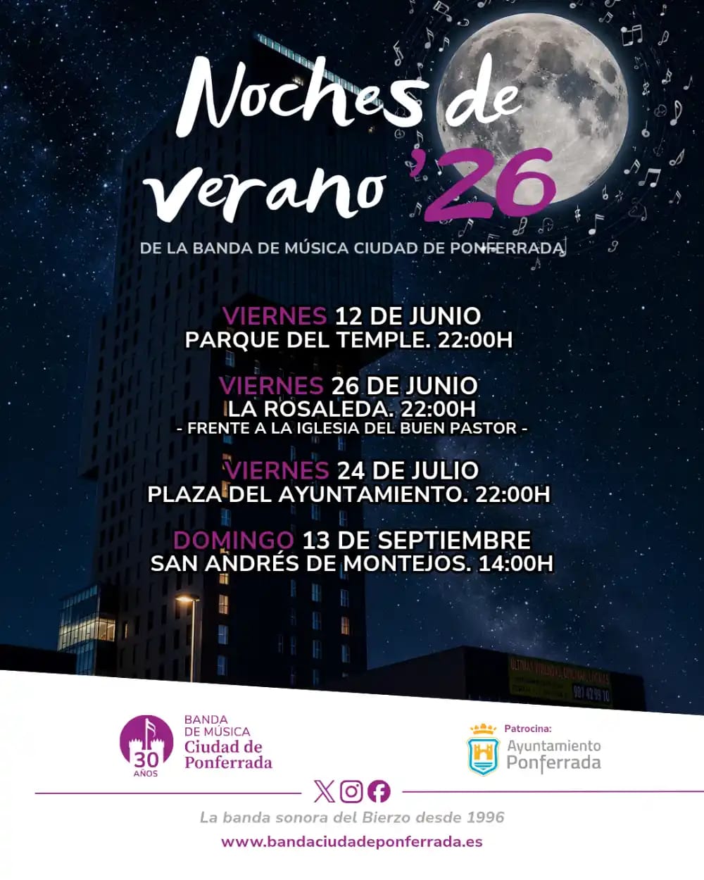 Noches de verano con la Banda de Música Ciudad de Ponferrada