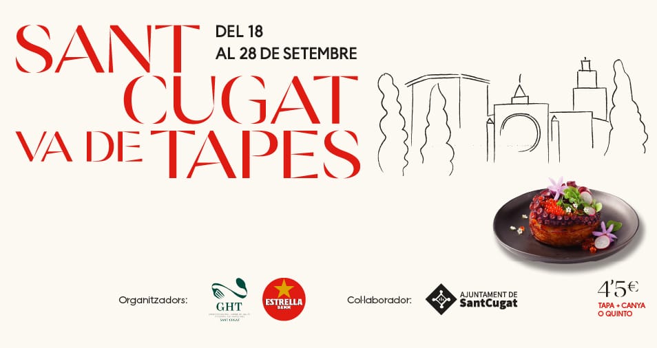 Sant Cugat va de Tapes: más de 40 tapas en septiembre