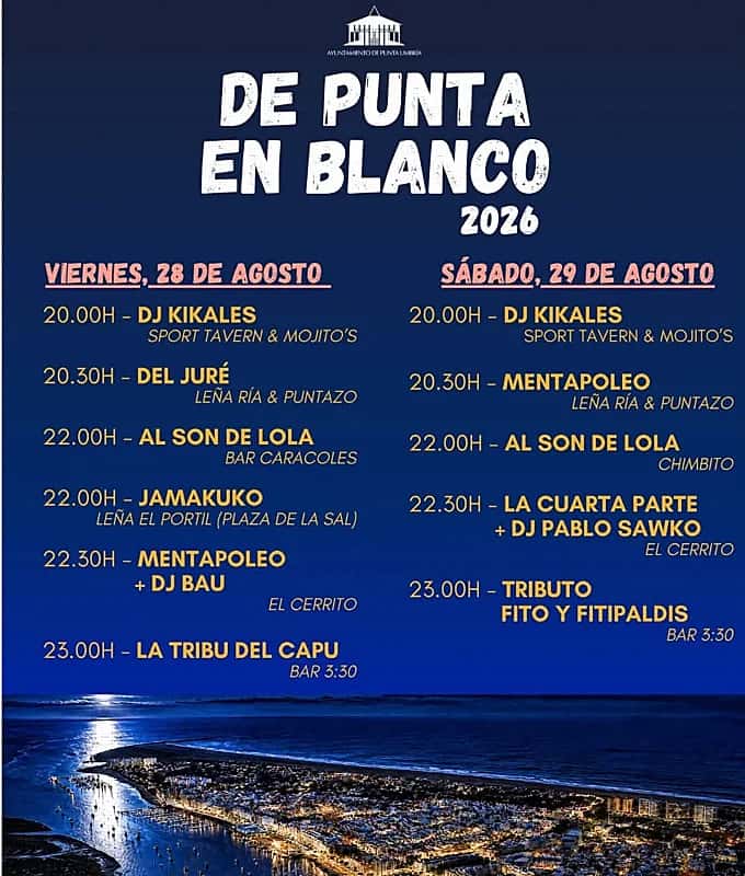 De Punta en Blanco: la fiesta blanca de Punta Umbría
