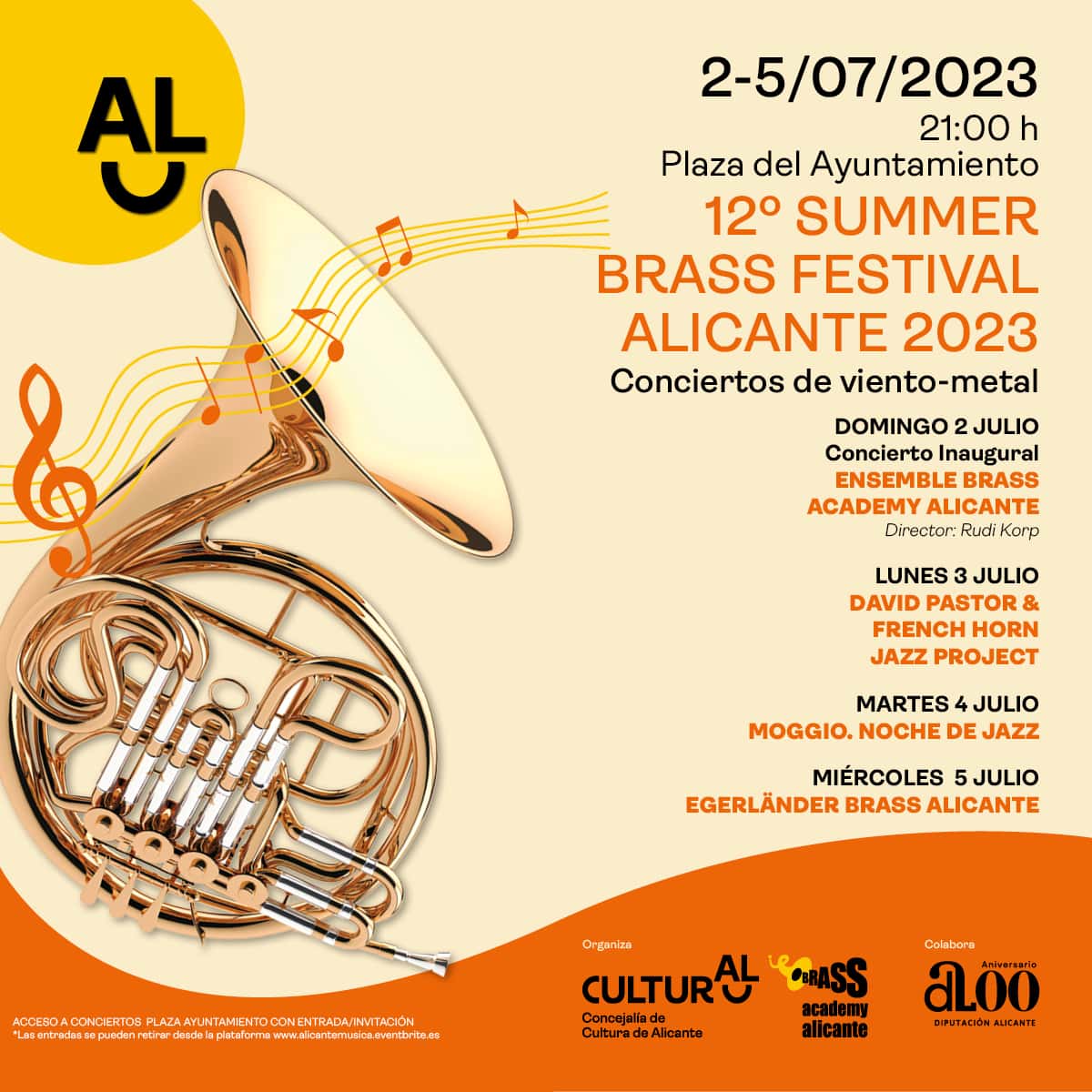 El Summer Brass Festival celebra 15 años en Alicante