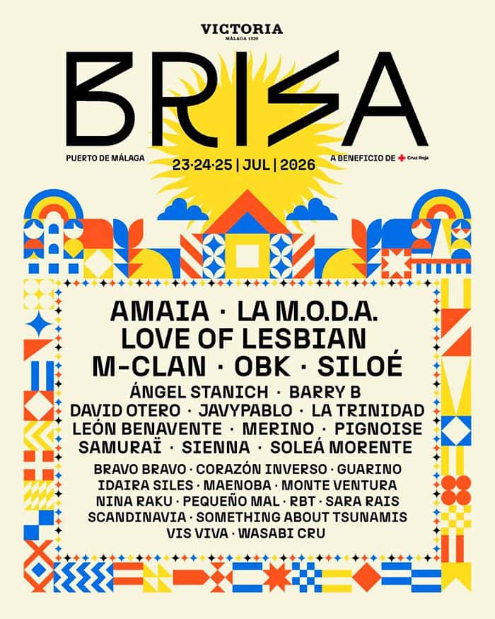 Brisa Festival 2026: Música accesible en el Puerto de Málaga