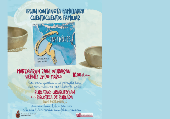 Cuentacuentos y Presentación de libro - Instantes