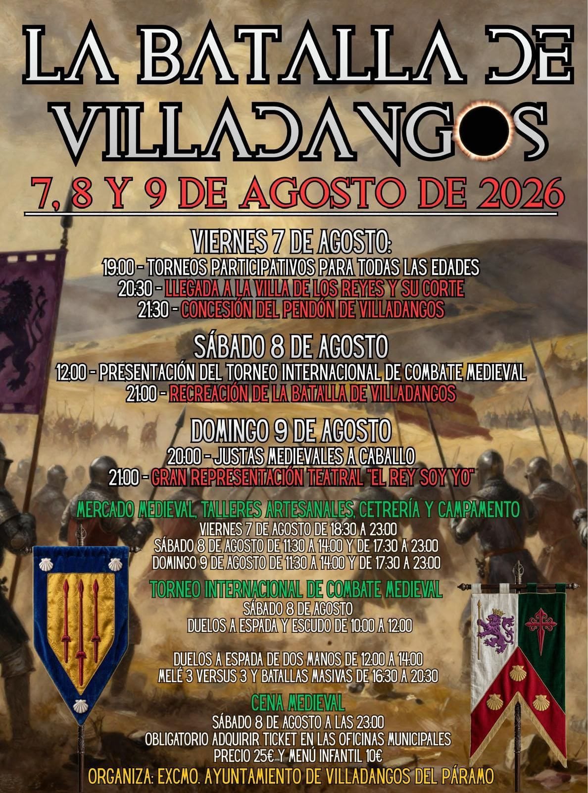 La Batalla de Villadangos: torneo medieval internacional