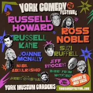 York Comedy Festival 2026 Brings Big Laughs to Museum Gardens